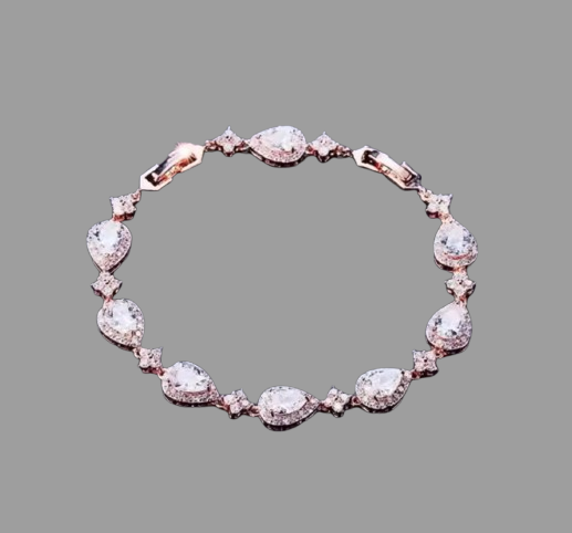 star drop bracelet(rose gold)