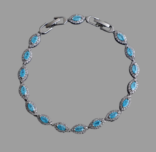 angel eye bracelet (blue)