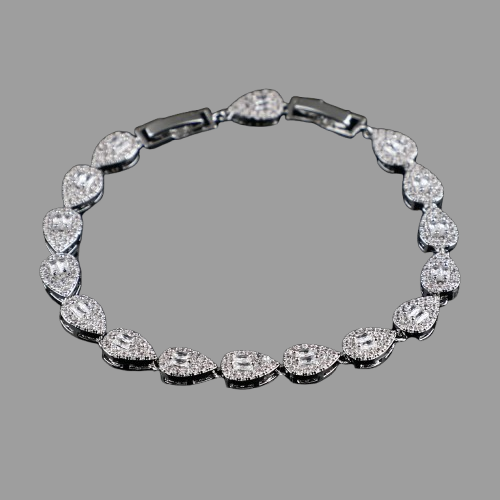 iced raindrop bracelets