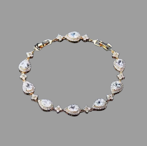 star drop bracelet(gold)