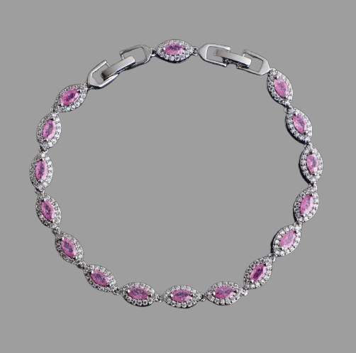 angel eye braclet (pink)